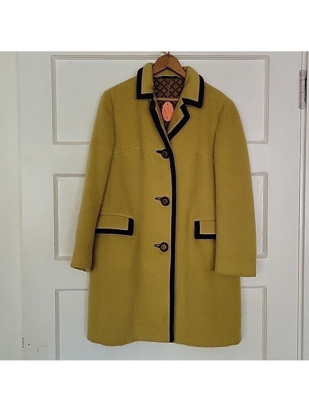VINTAGE Rare Tyrolean Wool Coat Fully Lined M